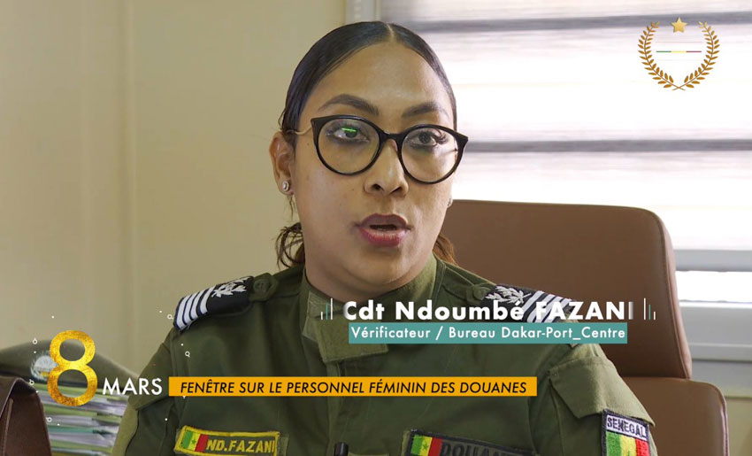 Fenêtre sur le personnel féminin de la Douane : Cdt Ndoumbé FAZANI