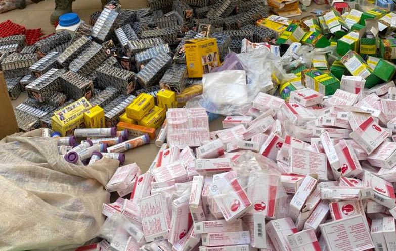 Poursuite des opérations « Bouclage » contre le trafic de faux médicaments : Des produits prohibés d’une contrevaleur de 266 millions CFA saisis à Mbour (Littoral) et à Keur-Ayip (Centre)