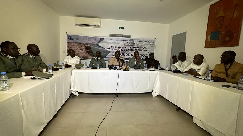 Cérémonie de mise en service du GAINDE à Rosso Extraits des discours du Directeur des Systèmes d’Information, Abdourahmane WADE et du Directeur régional Nord, le Colonel Ousmane KANE