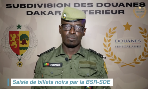 Saisie de billets noirs par la BSR- SDE