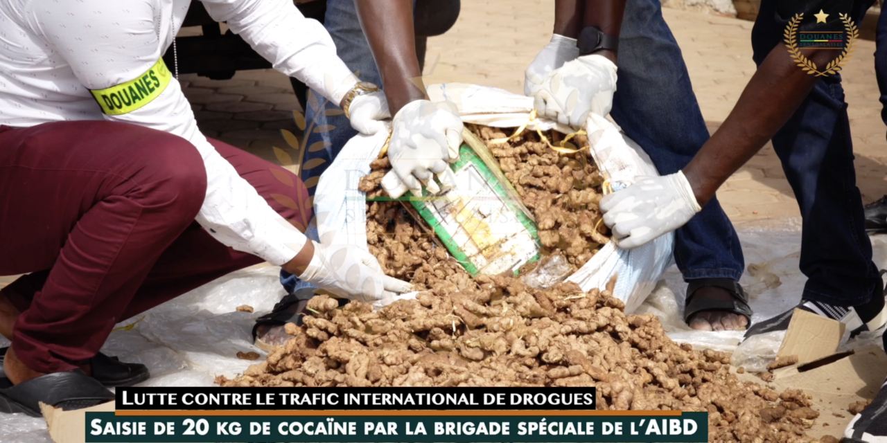 Saisie de 20 kg de cocaïne par la brigade spéciale de l’AIBD