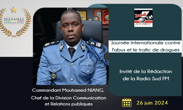 Journée internationale de lutte contre les drogues : le Chef DCRP sur Sud Fm