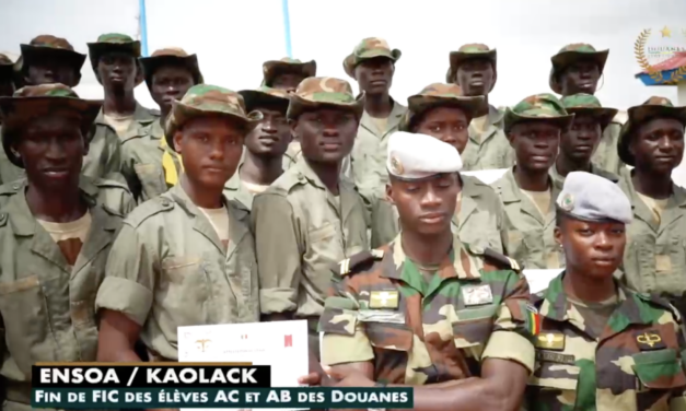 ENSOA KAOLACK : Fin de FIC des élèves AC et AB des Douanes