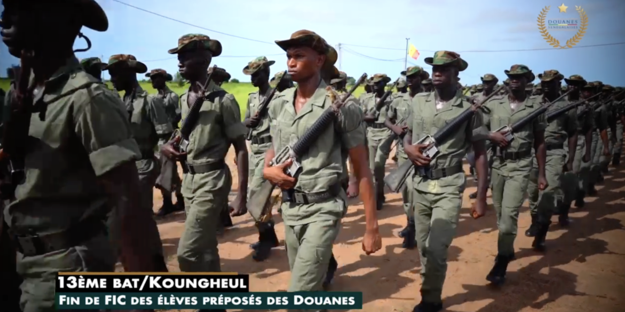 13ÈME BAT/KOUNGHEUL : FIN DE FIC DES ÉLÈVES PRÉPOSÉS DES DOUANES