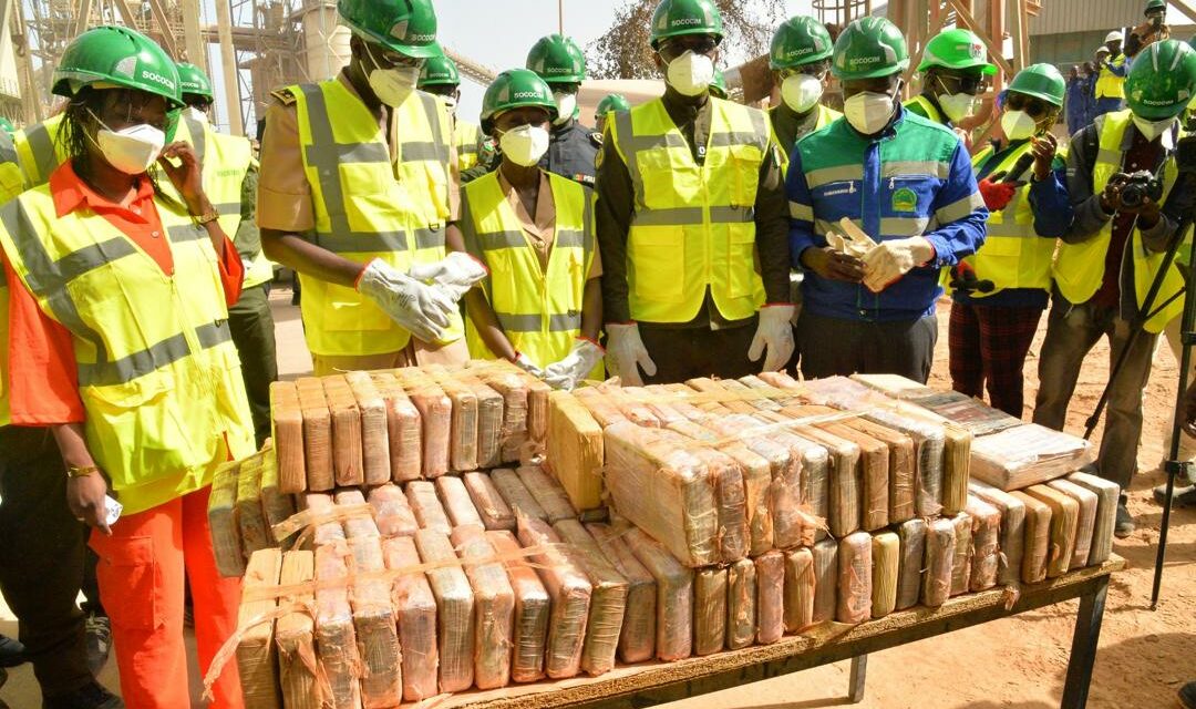 Lutte contre le trafic international de drogues : 2605,16 Kg de cocaïne incinérés dans les fours de la SOCOCIM