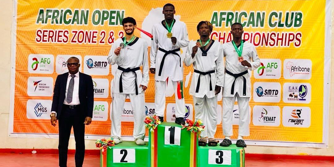 Sport – Open Série 2 de Taekwondo de Bamako: Abdoul Ahad Diouf de l’AS Douanes remporte la médaille d’or