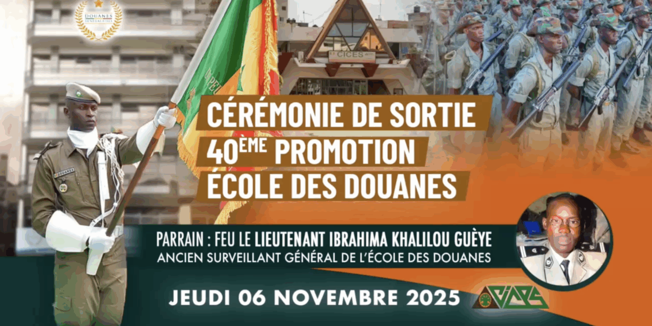 Sortie 40ème Promotion École des Douanes : message du Chef BRFI