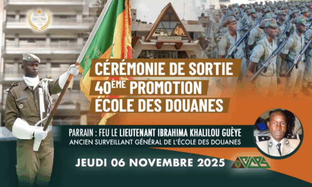 Sortie 40ème Promotion École des Douanes : message du Chef BRFI