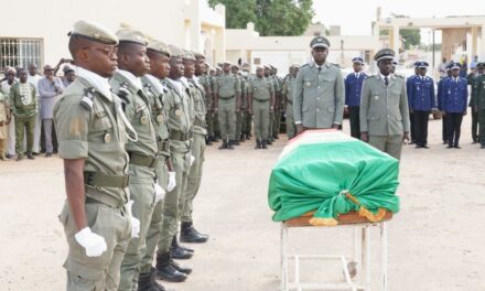 Cérémonie de levée de corps de l’AC Adama NDIAYE