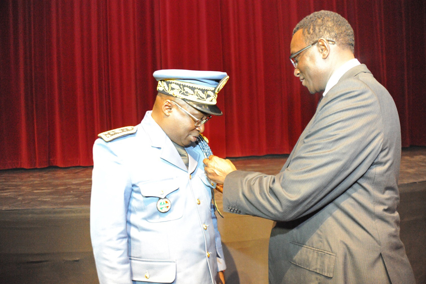 The DG of Customs, Papa Ousmane Gueye raised to the National Order of the Lion