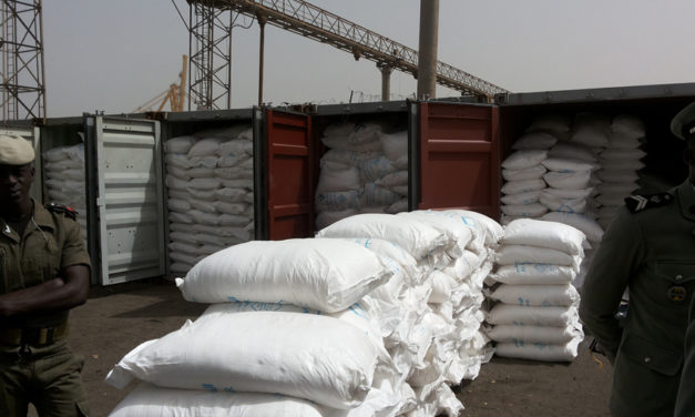 Le Bureau des Douanes du Môle 8 saisit 189 tonnes de sucre frauduleux