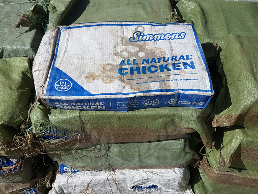 Saisie de 162 cartons de cuisses de poulets par la Brigade maritime des Douanes de Toubacouta