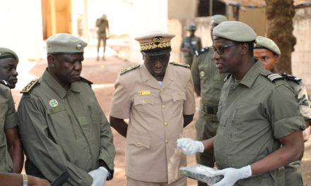 THE HEAD OF CUSTOMS VISITING THE GOULOUMBBOU OFFICE