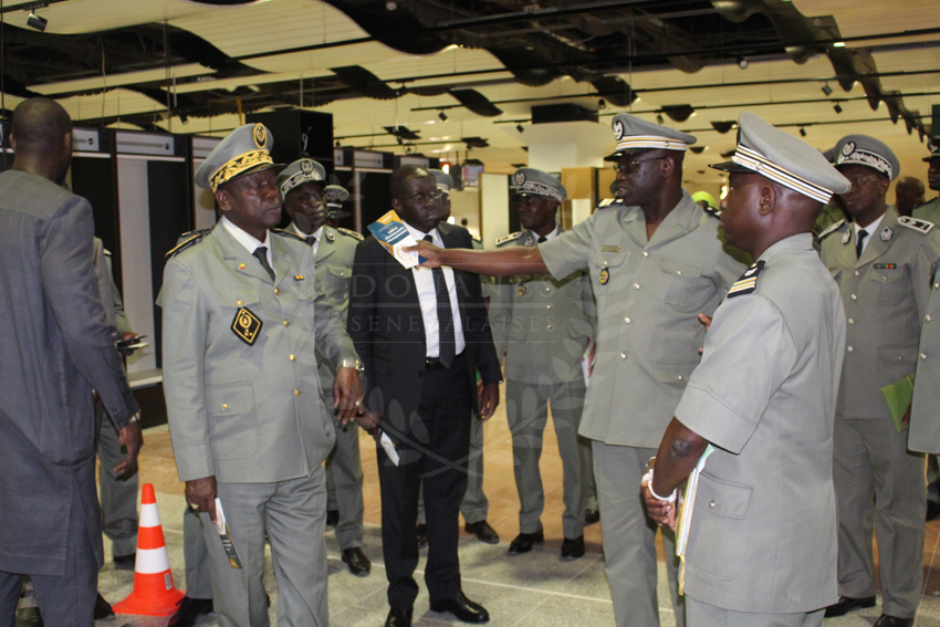 The Customs and Treasury DGs visiting Blaise Diagne International Airport (AIBD)