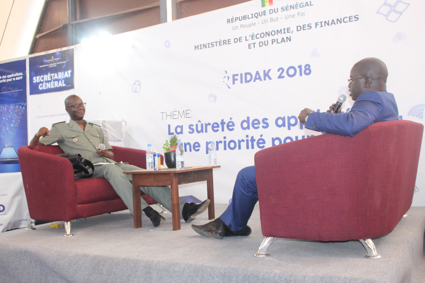 Panel de la Douane lors de la Foire Internationale de Dakar 2018