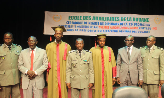 Remise de diplômes – 12ème Promotion de l’Ecole des Auxiliaires de la Douane