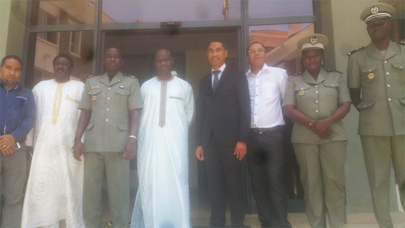 Malagasy customs visiting Senegal Customs at their headquarters