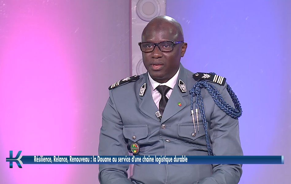International customs’ Day: the Head of Communications and Public Relations, Lt-Colonel Alpha Touré DIALLO, in the KINKELIBA show on RTS.