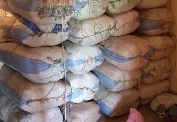 356 kilograms of Indian hemp seized at Gossas unit